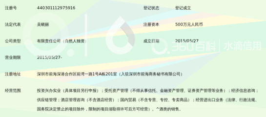 深圳市前海维仕堡投资管理